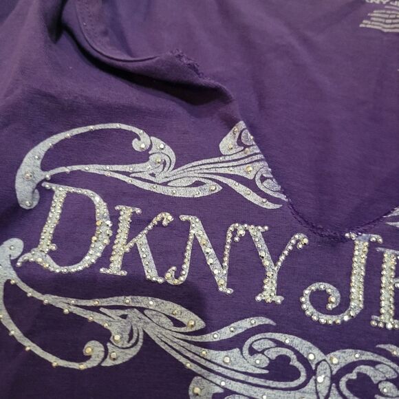 DKNY Rhinestone Women's Top Size Medium - Picture 4 of 7